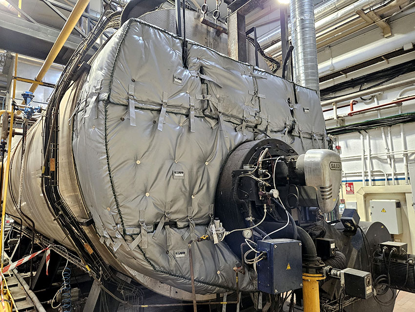 Ipari kazánház gőzrendszer energiahatékony javítás